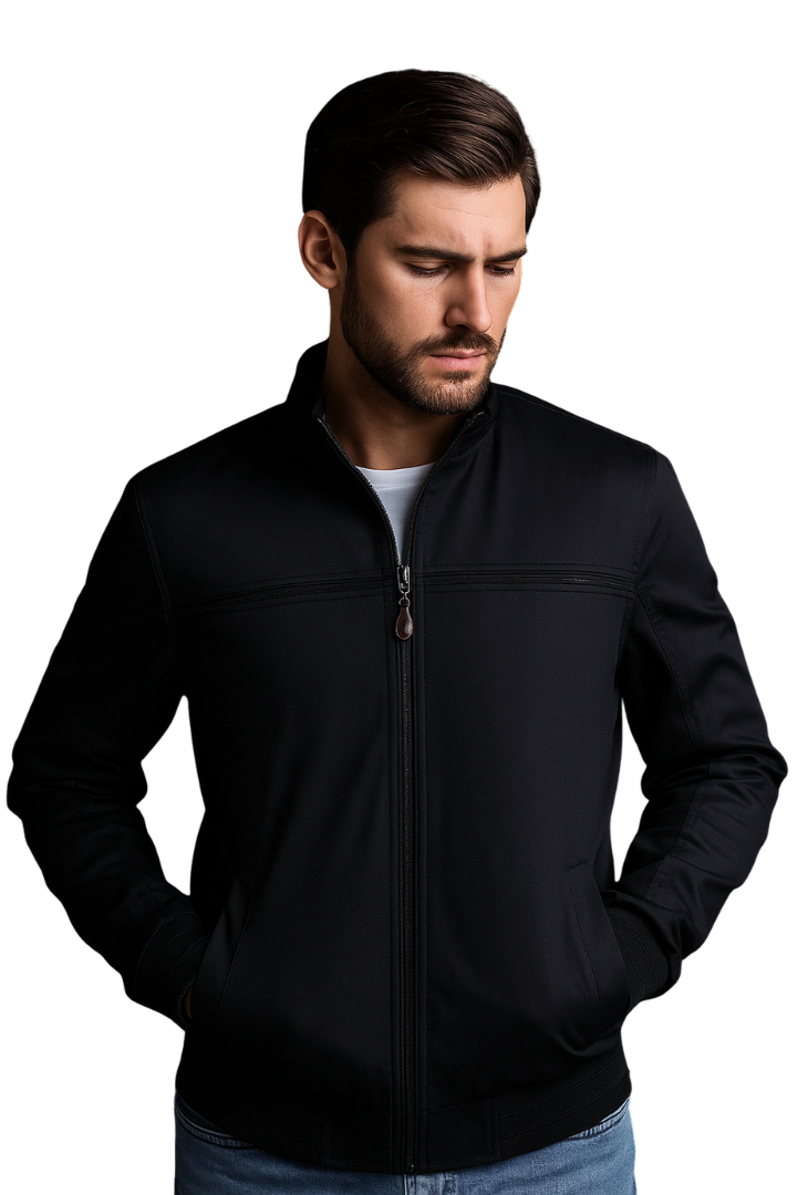 chaqueta de dril doble faz