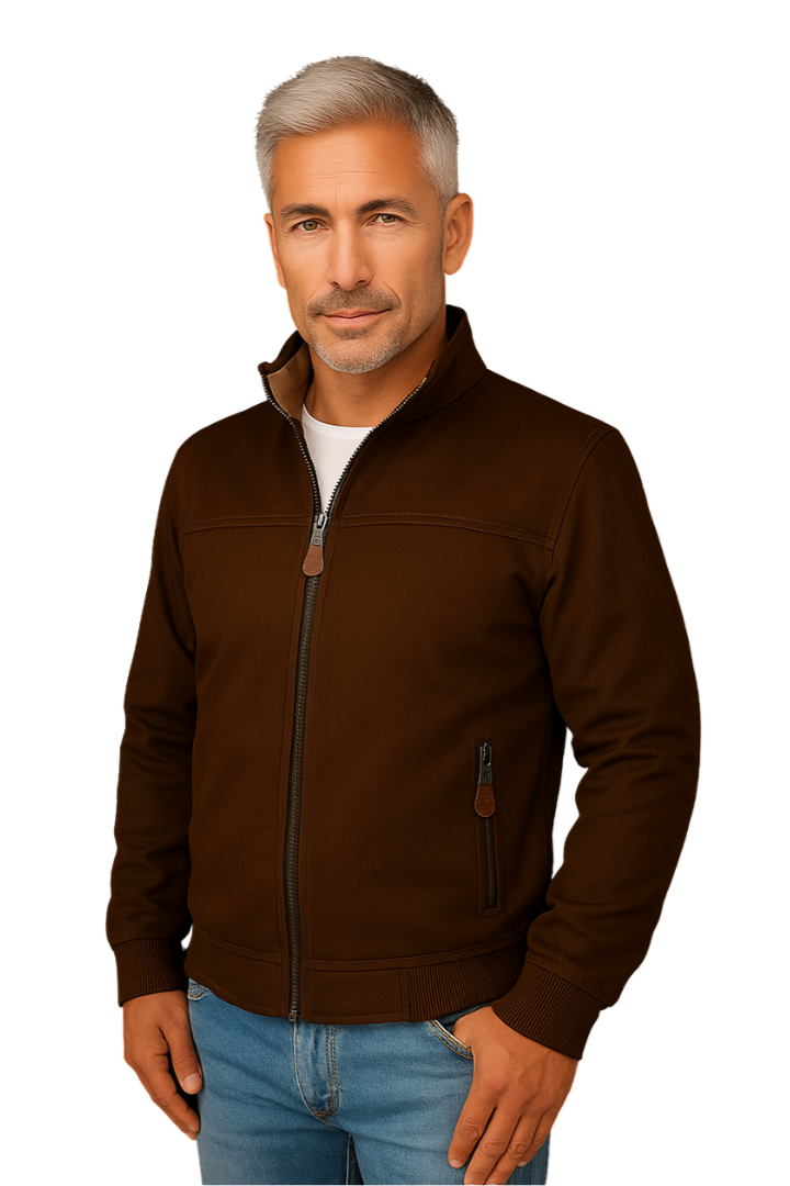 chaqueta de dril doble faz