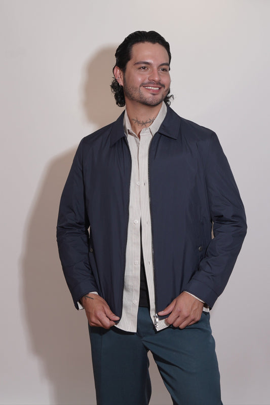 Chaqueta de cuello camisero