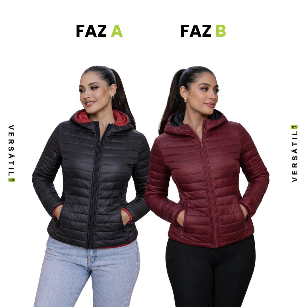 Chaqueta Doble Faz Acolchada