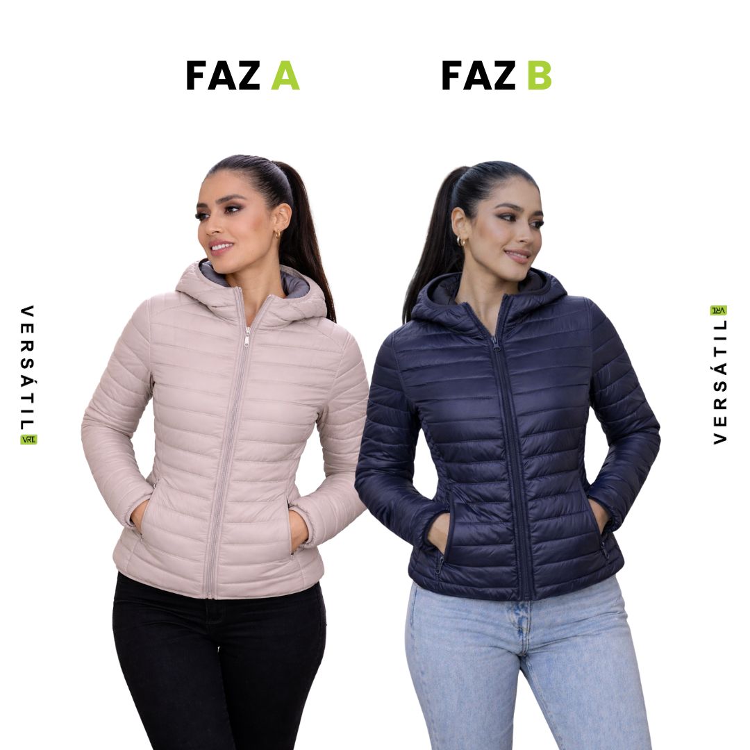 Chaqueta Doble Faz Acolchada