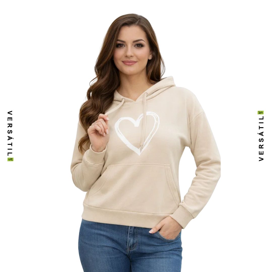 Hoodie Mujer Estampado