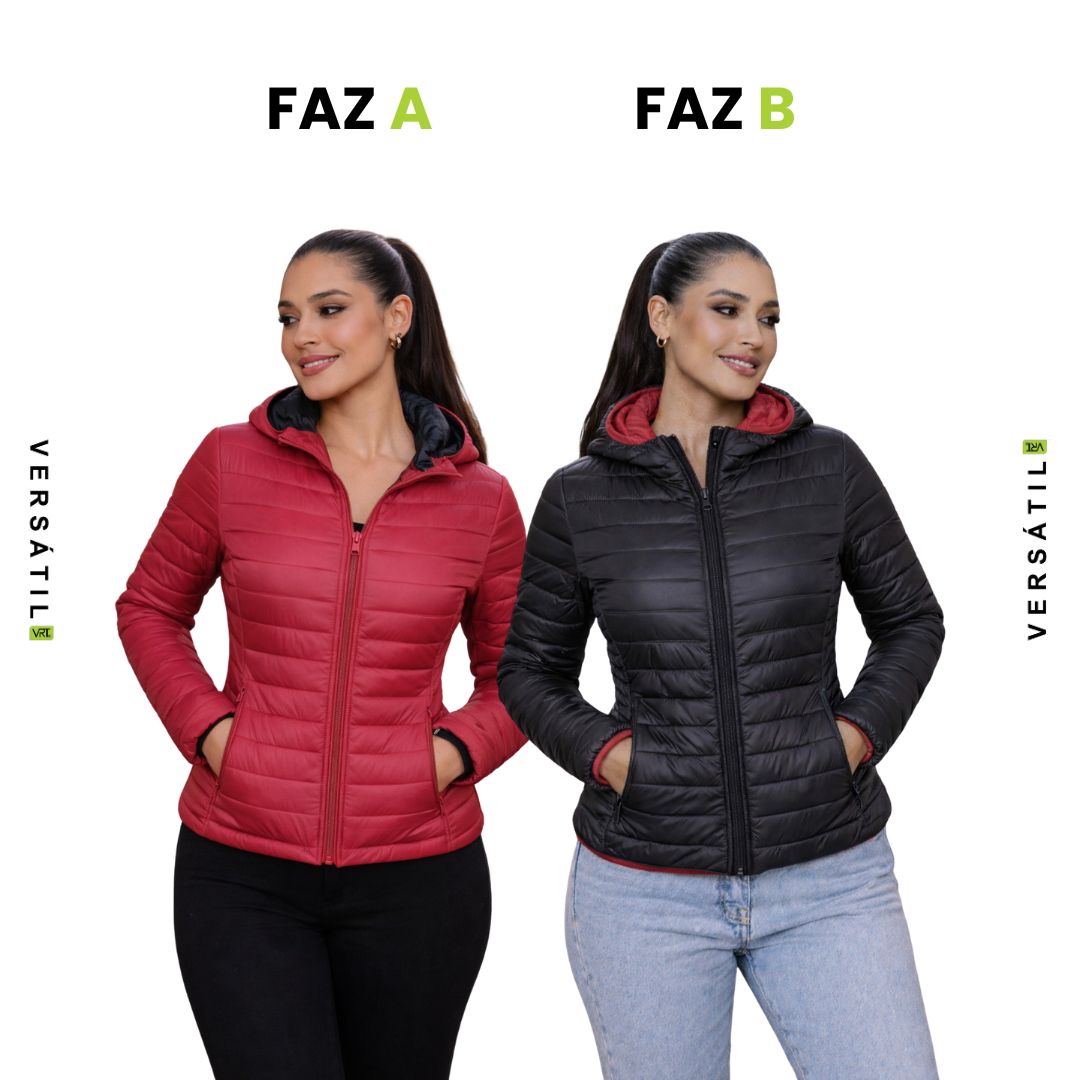 Chaqueta Doble Faz Acolchada