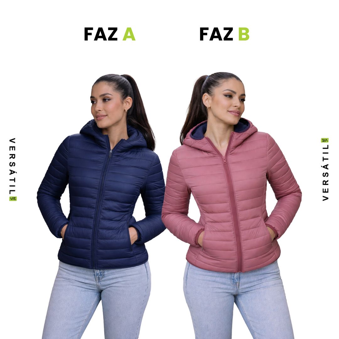 Chaqueta Doble Faz Acolchada