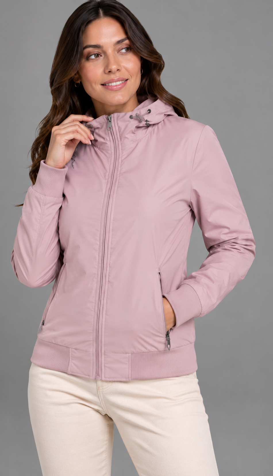 chaqueta doble faz flece