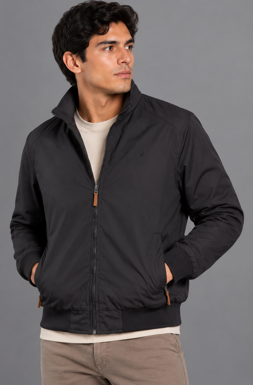 chaqueta dril hombre