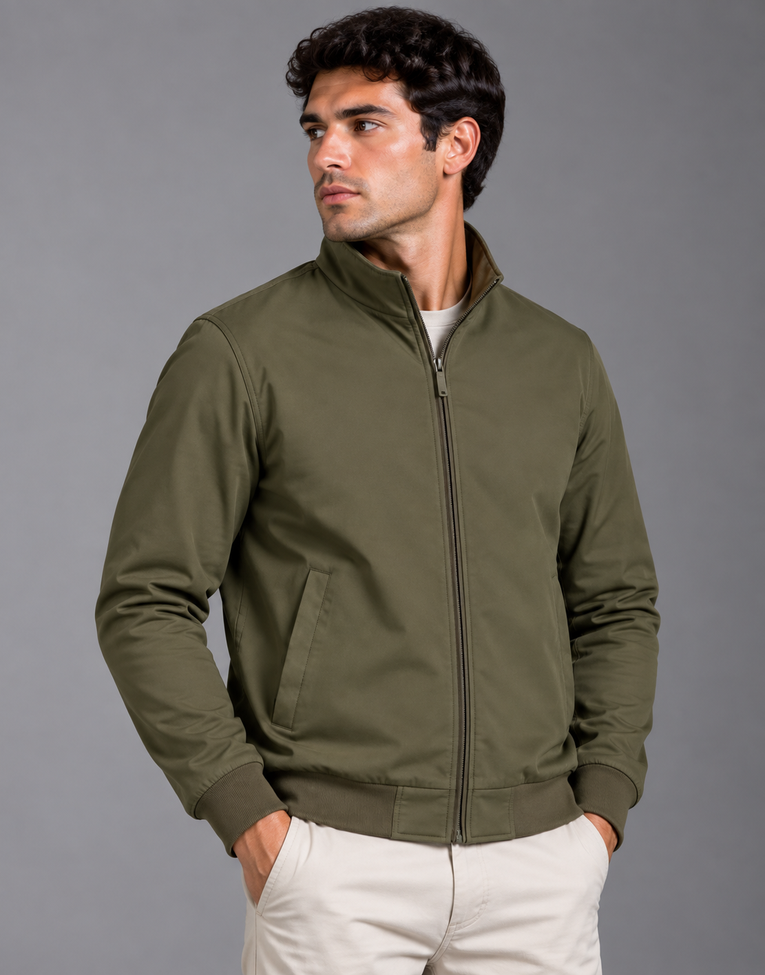 chaqueta gamuza hombre