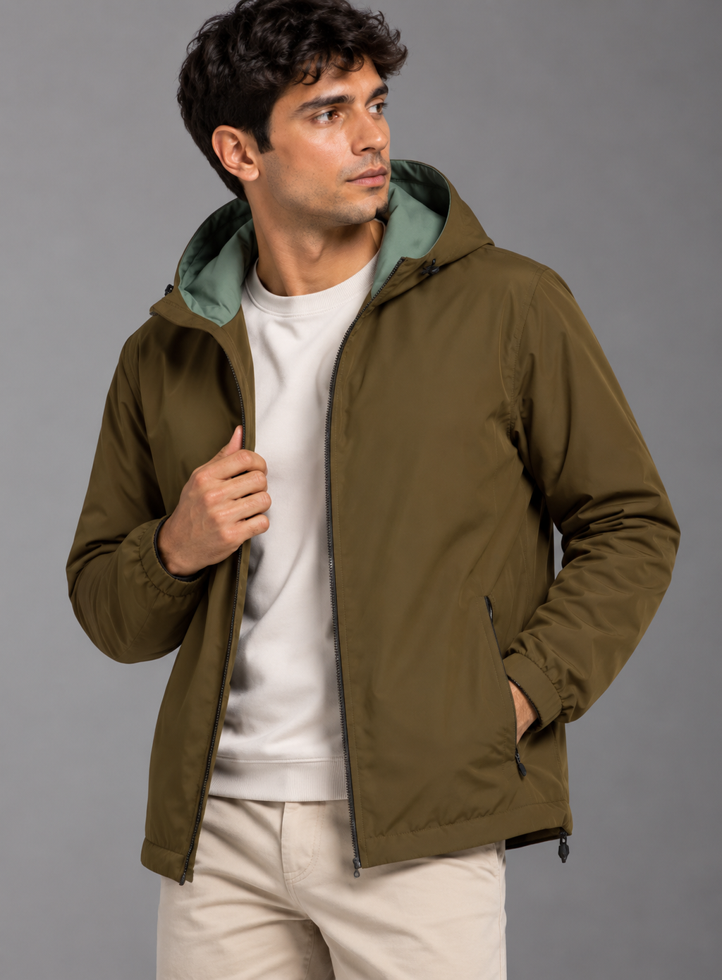 chaqueta doble faz