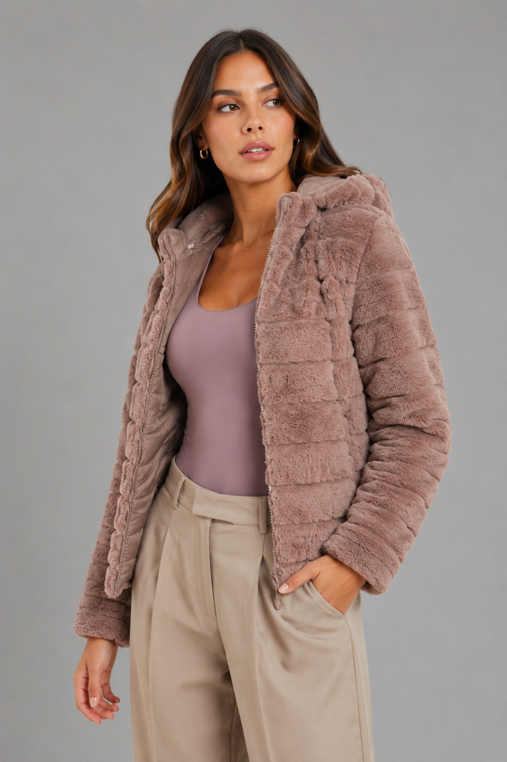 Chaqueta doble faz