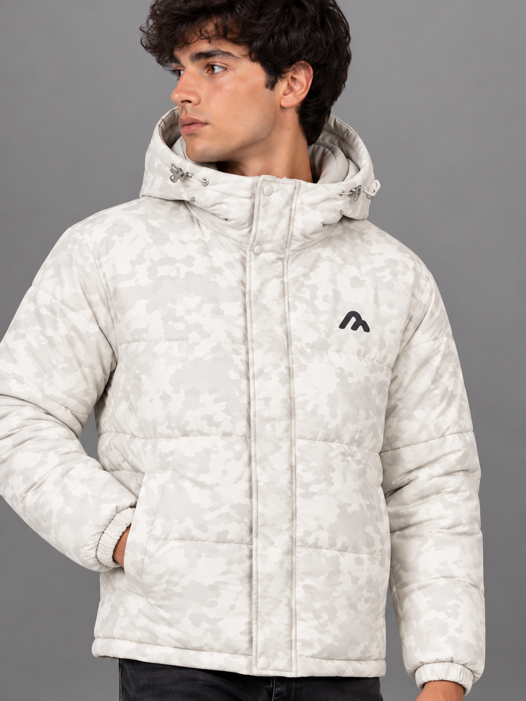 chaqueta acolchada hombre