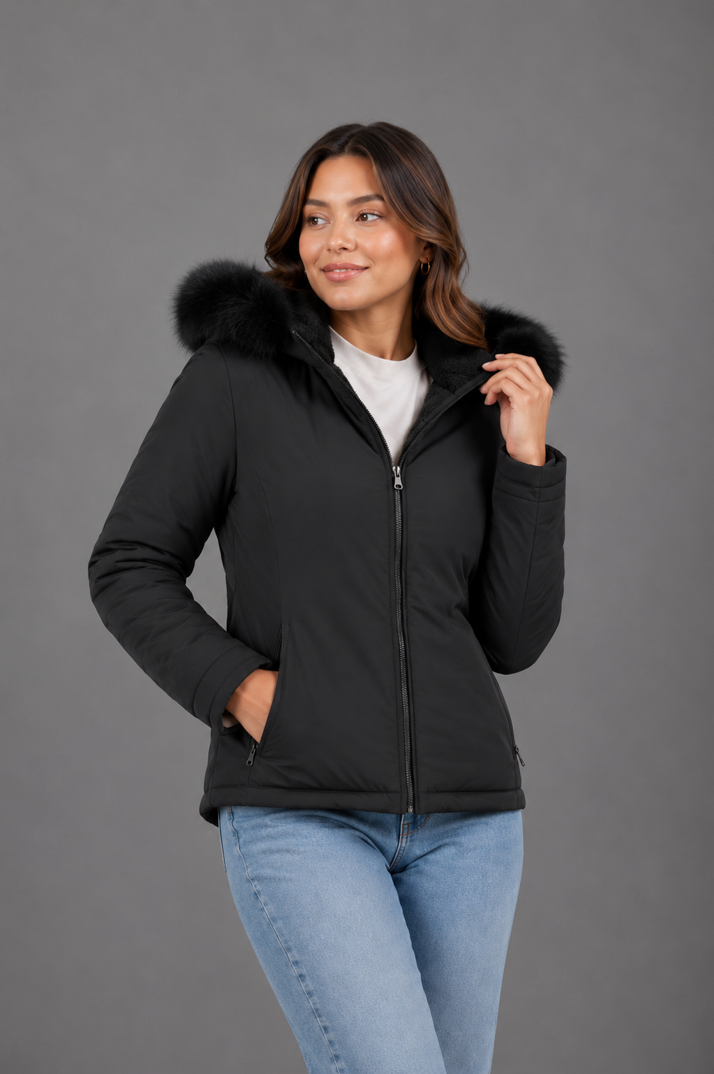 Chaqueta doble faz