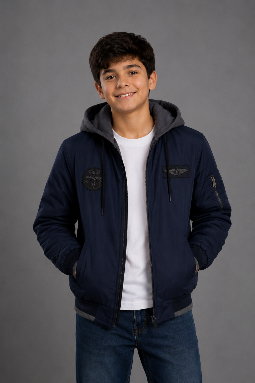 Chaqueta tipo piloto