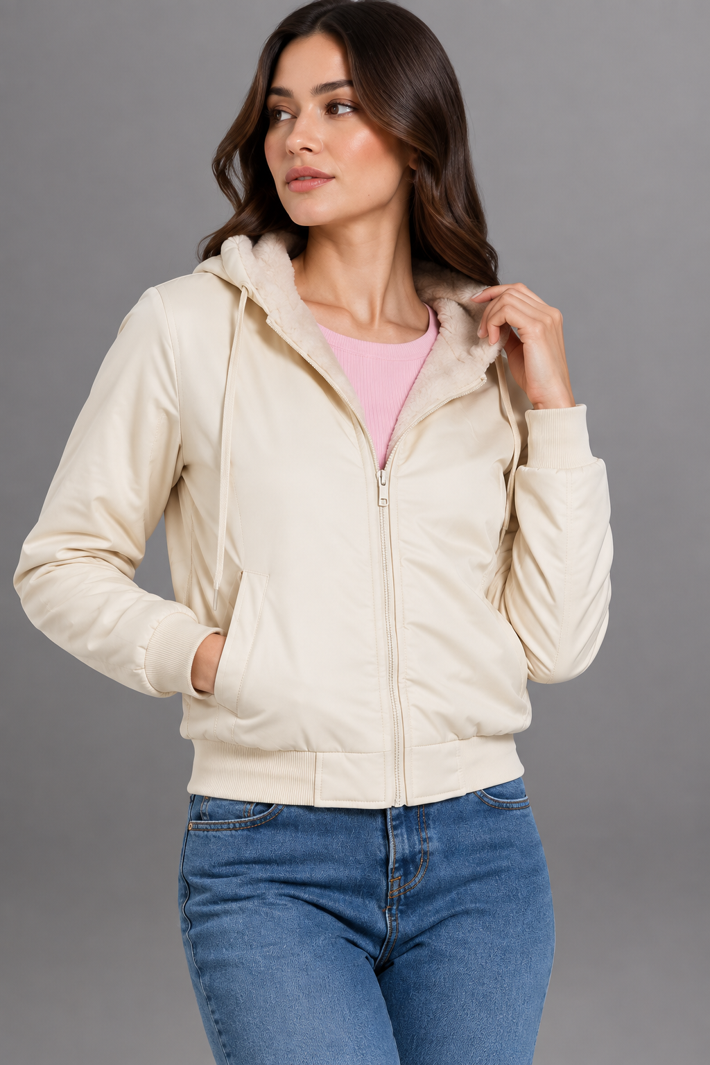 chaqueta doble faz
