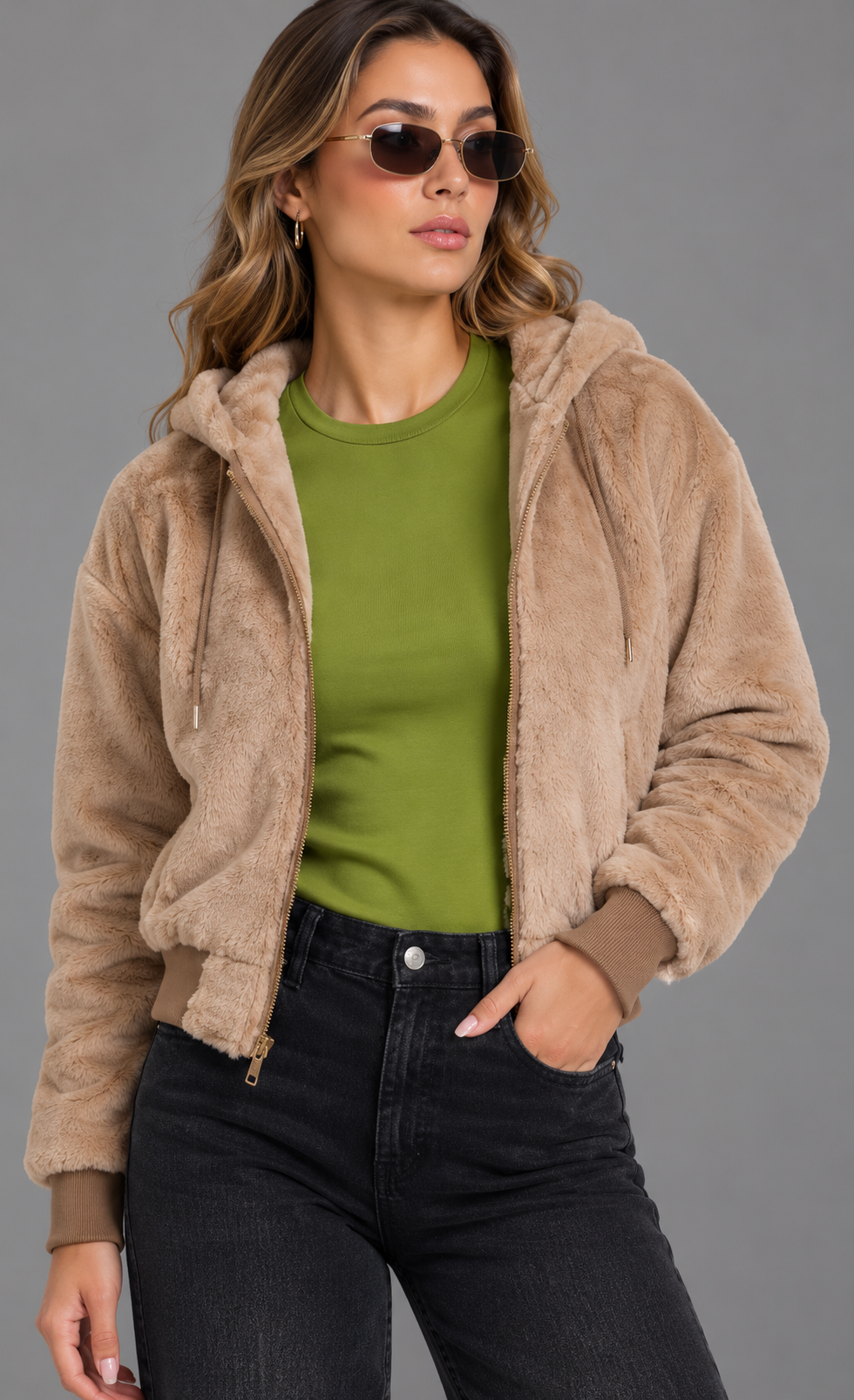 chaqueta doble faz