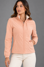 chaqueta doble faz mujer