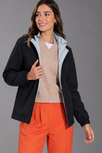 chaqueta doble faz mujer