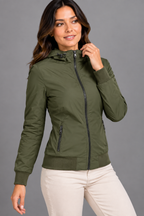 chaqueta doble faz flece