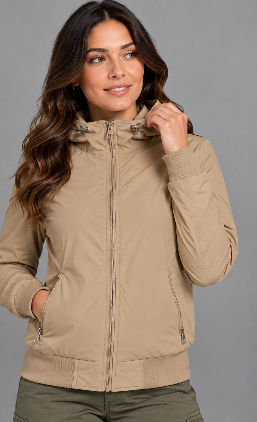 chaqueta doble faz flece