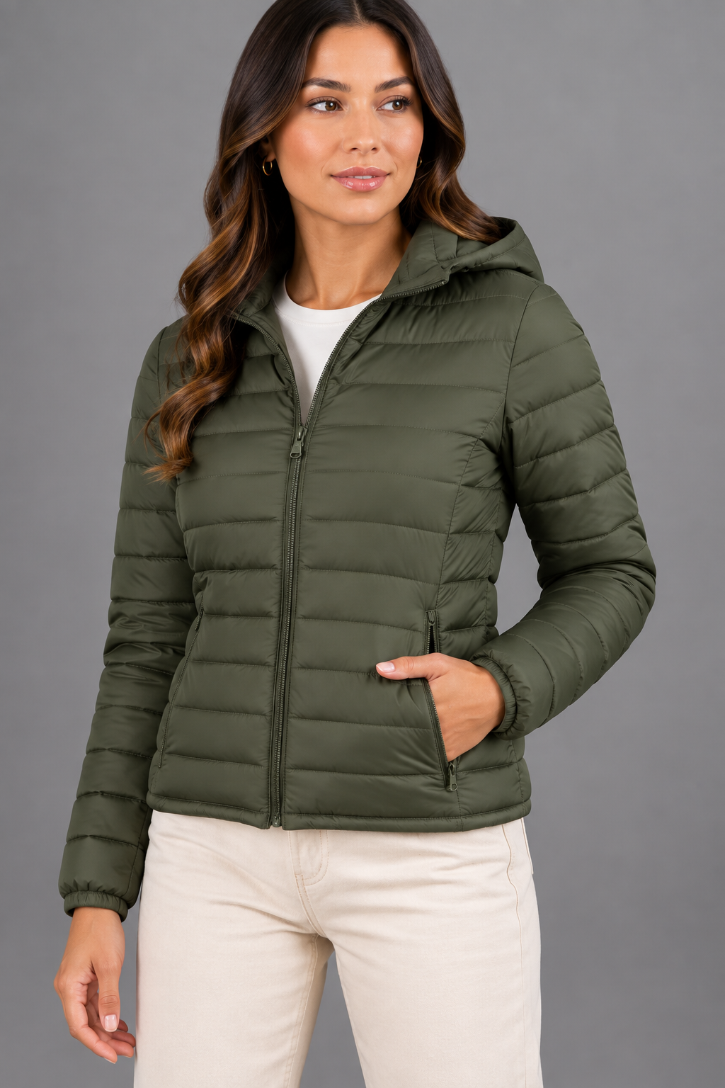 chaqueta acolchada