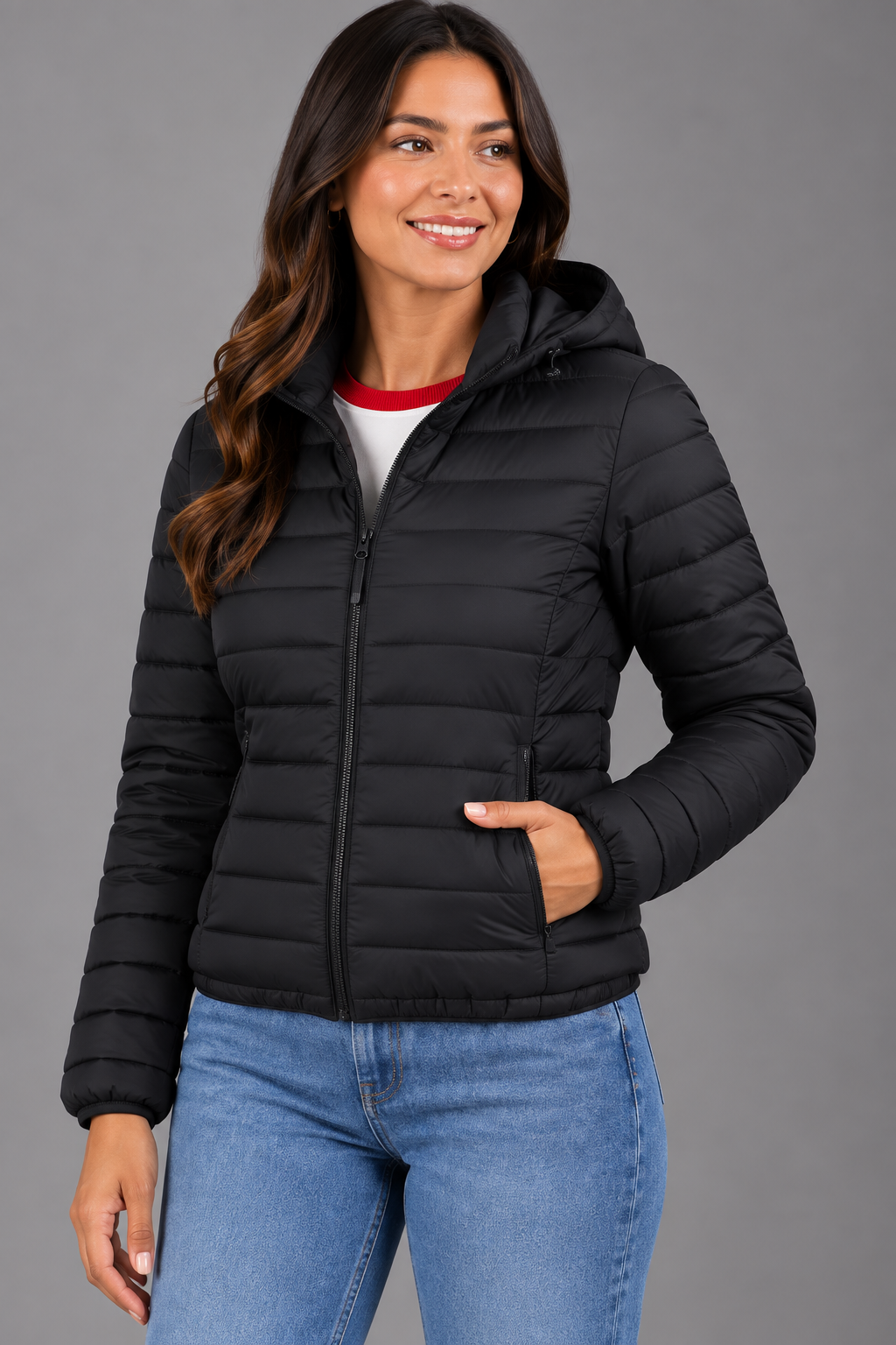 chaqueta acolchada