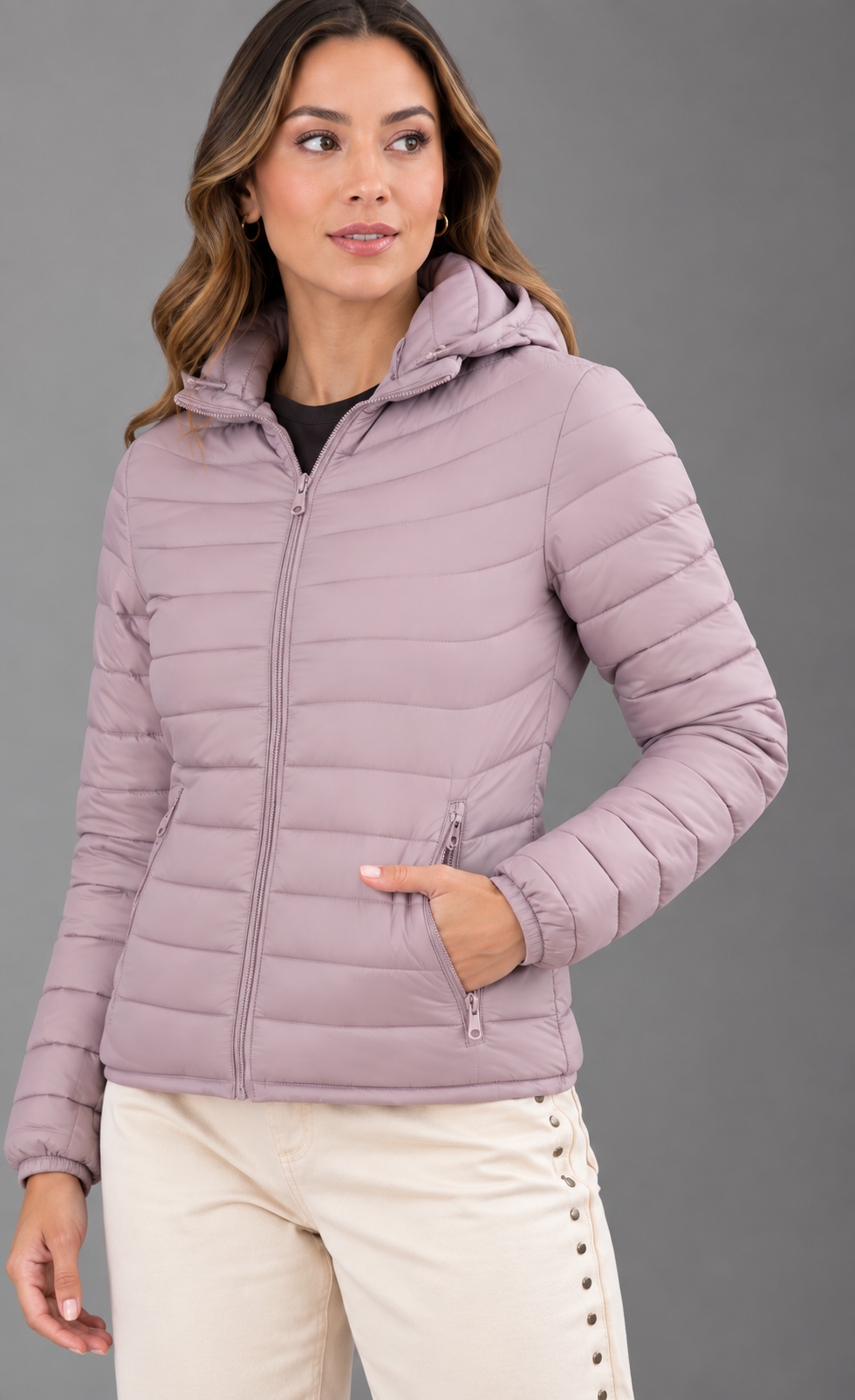 chaqueta acolchada