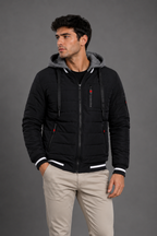 Chaqueta acolchada doble faz
