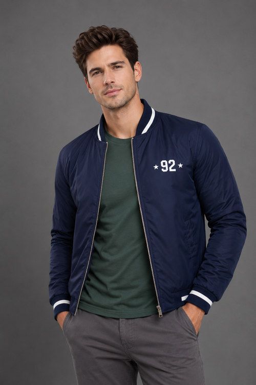 Chaqueta acolchada doble faz