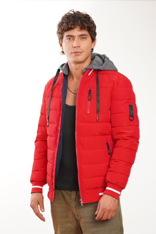Chaqueta acolchada doble faz