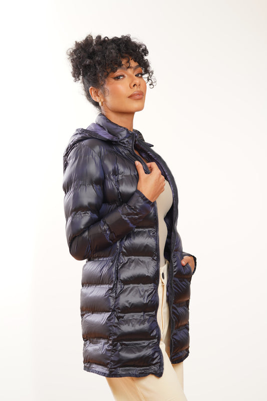 Chaqueta Acolchada brillante