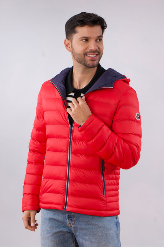 Chaqueta acolchada con doble faz