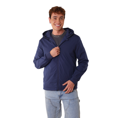 Chaqueta de costuras doble faz