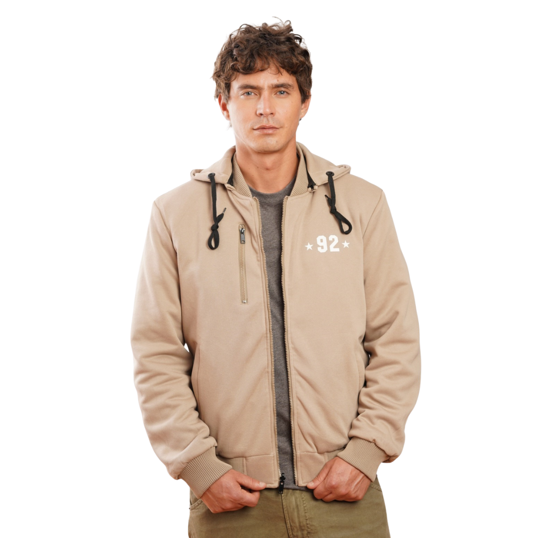 Chaqueta impermeable doble faz