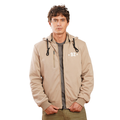Chaqueta impermeable doble faz