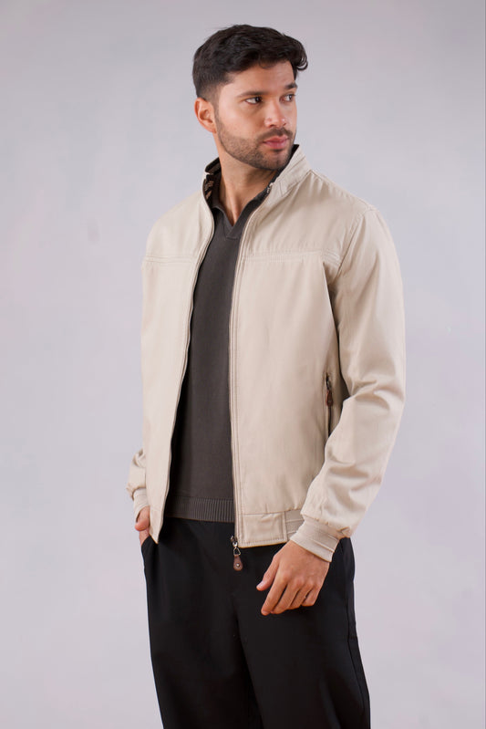 Chaqueta de dril doble faz