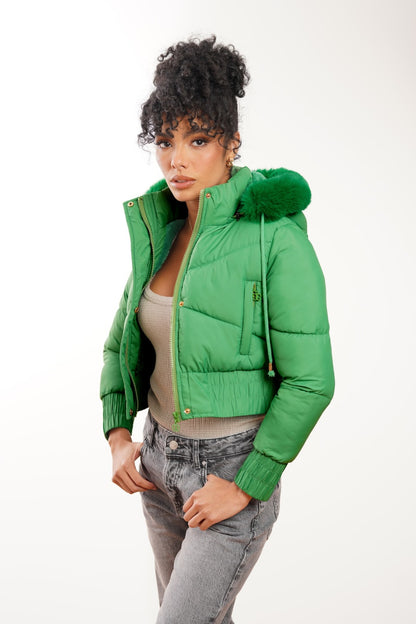 Chaqueta acolchada corta