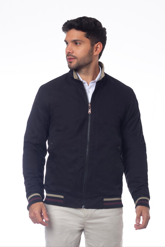 Chaqueta doble faz de dril